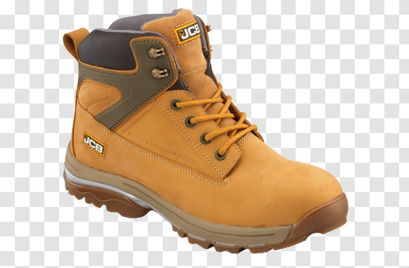 Steel-toe Boot JCB Footwear Shoe - Brown - Safety Boots Transparent PNG