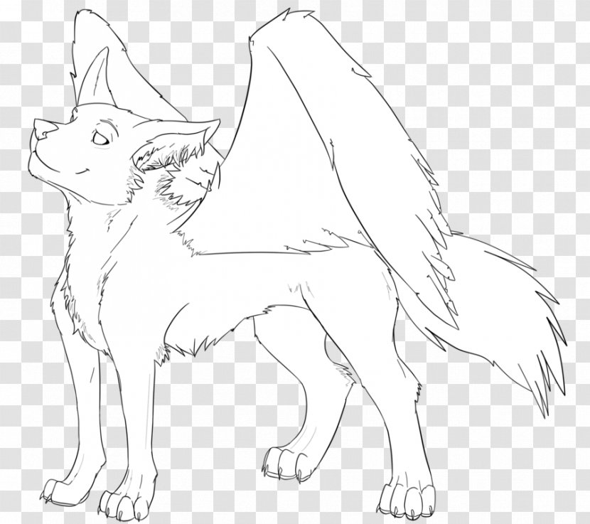 Line Art Drawing Dog - Other Templates Transparent PNG