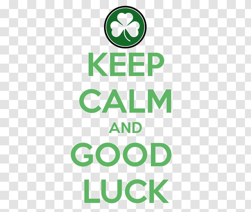 Good Luck Charm Test Quotation Signage - Tree - Keep Calm Transparent PNG