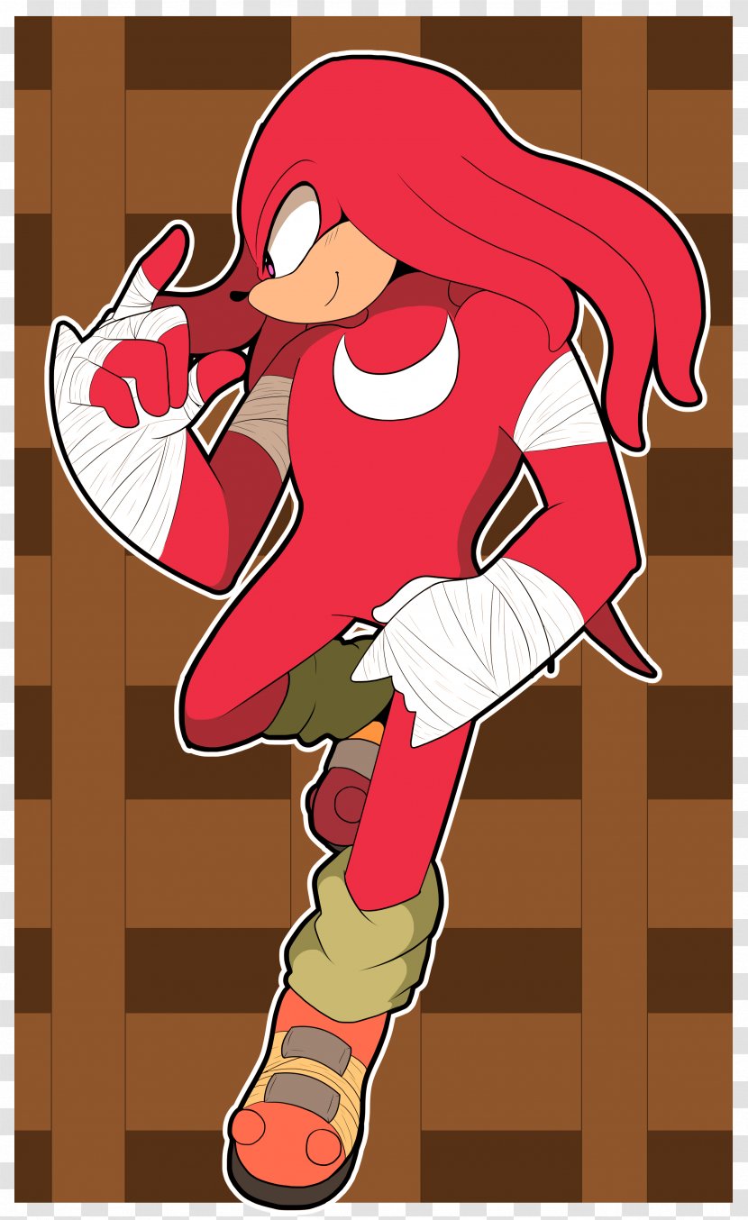Knuckles The Echidna Clip Art - Watercolor - Silhouette Transparent PNG