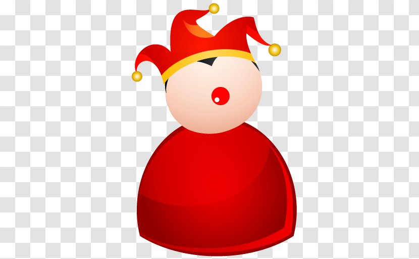 Christmas Ornament Decoration Fictional Character Illustration - Harlequin Red Transparent PNG