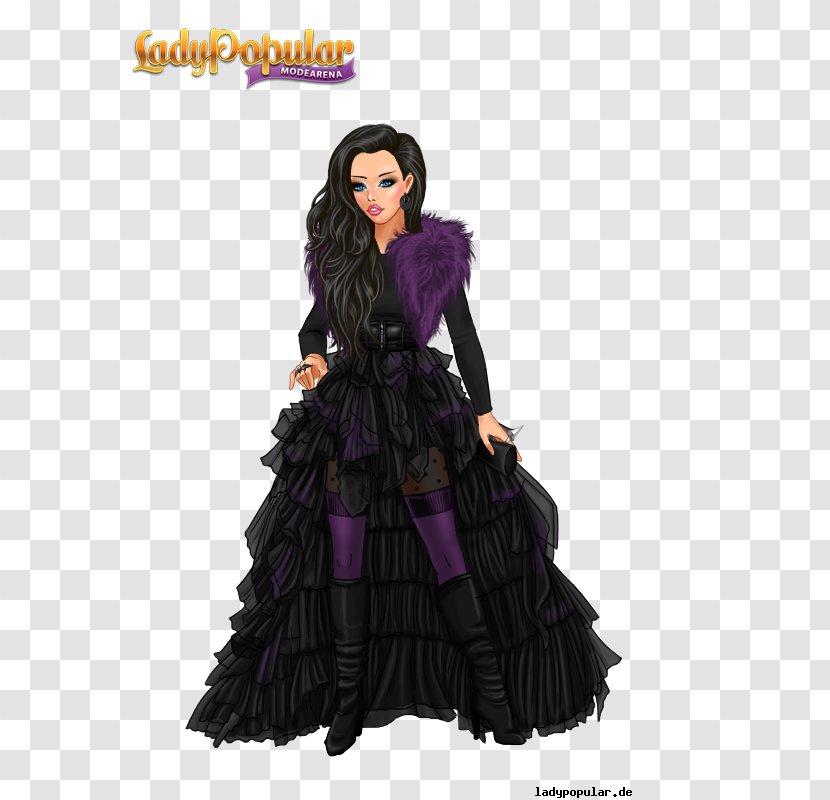 Lady Popular Dress XS Software Fashion Scarf - Costume Design - Beauty Transparent PNG