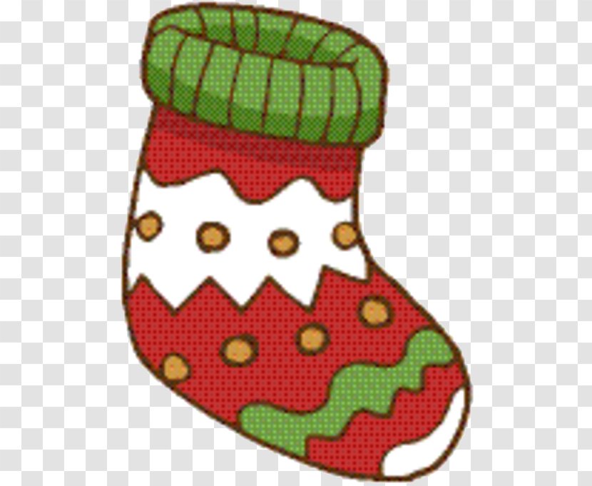 Christmas Decoration Cartoon - Stocking - Footwear Transparent PNG