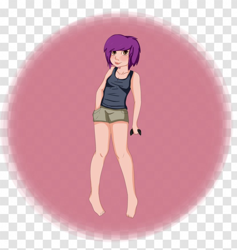 Thumb Cartoon Homo Sapiens Pink M - Purplehair Transparent PNG