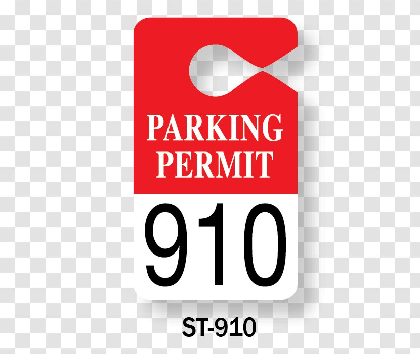 Logo Brand Product Design Font - Area - Resident Parking Permit Red Transparent PNG