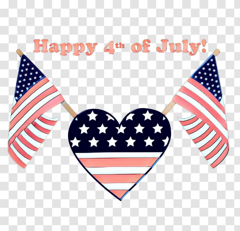 Independence Day Clip Art Flag Of The United States - Heart Transparent PNG