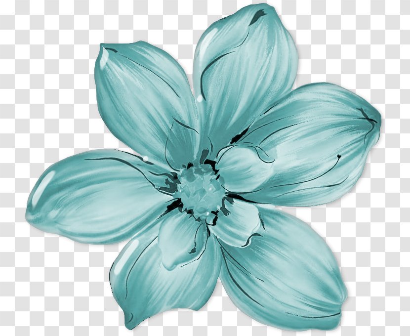 Flower Blue Rose - Petal Transparent PNG