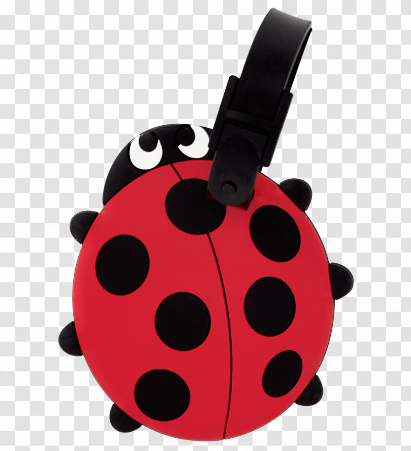 Baggage Etiquette Label Luggage Tags Pylones - Red - Ladybird Transparent PNG