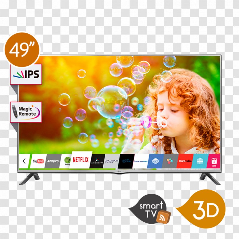 LED-backlit LCD Television Set Smart TV LG - Highdefinition Video - Tv Transparent PNG