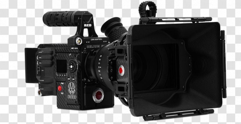 Red Digital Cinema Camera Company 8K Resolution Super 35 Frame Rate Sensor - Video - Viewfinder Transparent PNG