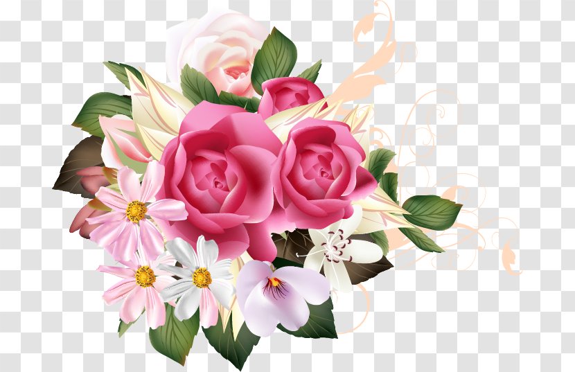 Desktop Wallpaper Ornament - Romantic Flower Transparent PNG