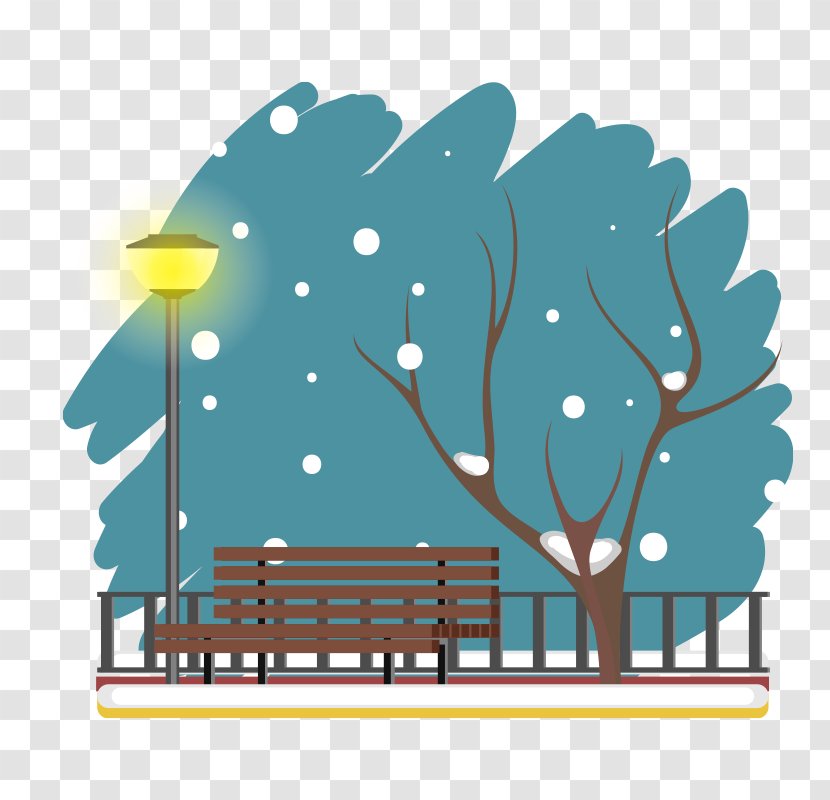 Four Seasons Hotels And Resorts Learning Cartoon - Area - Vector Winter Night Transparent PNG