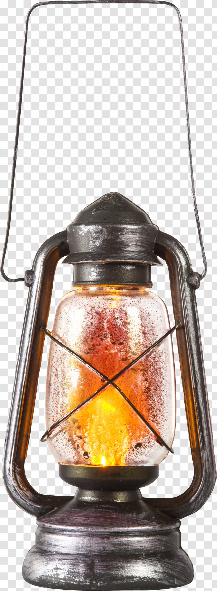 Light Bulb Cartoon - Kerosene Lamp - Mason Jar Glass Transparent PNG