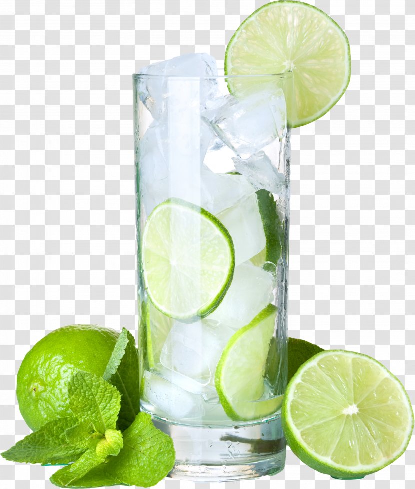 Mojito Fizzy Drinks Juice Cocktail Lemon Transparent PNG