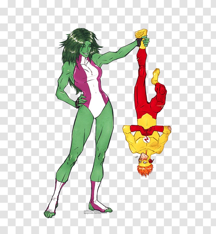 She-Hulk The Flash Wally West - Shehulk - She Hulk Transparent PNG