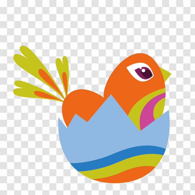 Bird Eggshell Illustration - Flower - Vector Red Colored Egg Shell Transparent PNG