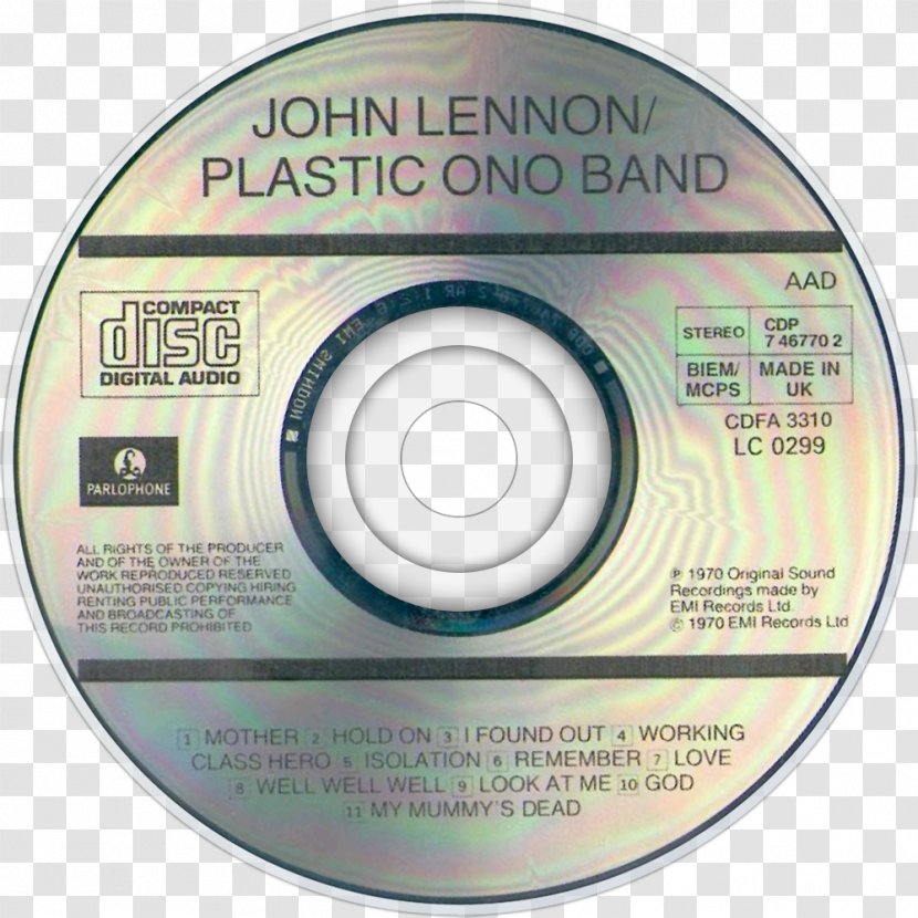 Compact Disc John Lennon/Plastic Ono Band Lennon Legend: The Very Best Of Album - Flower Transparent PNG