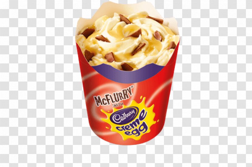 McFlurry Fast Food Cream Cadbury Creme Egg McDonald's - Chocolate Transparent PNG