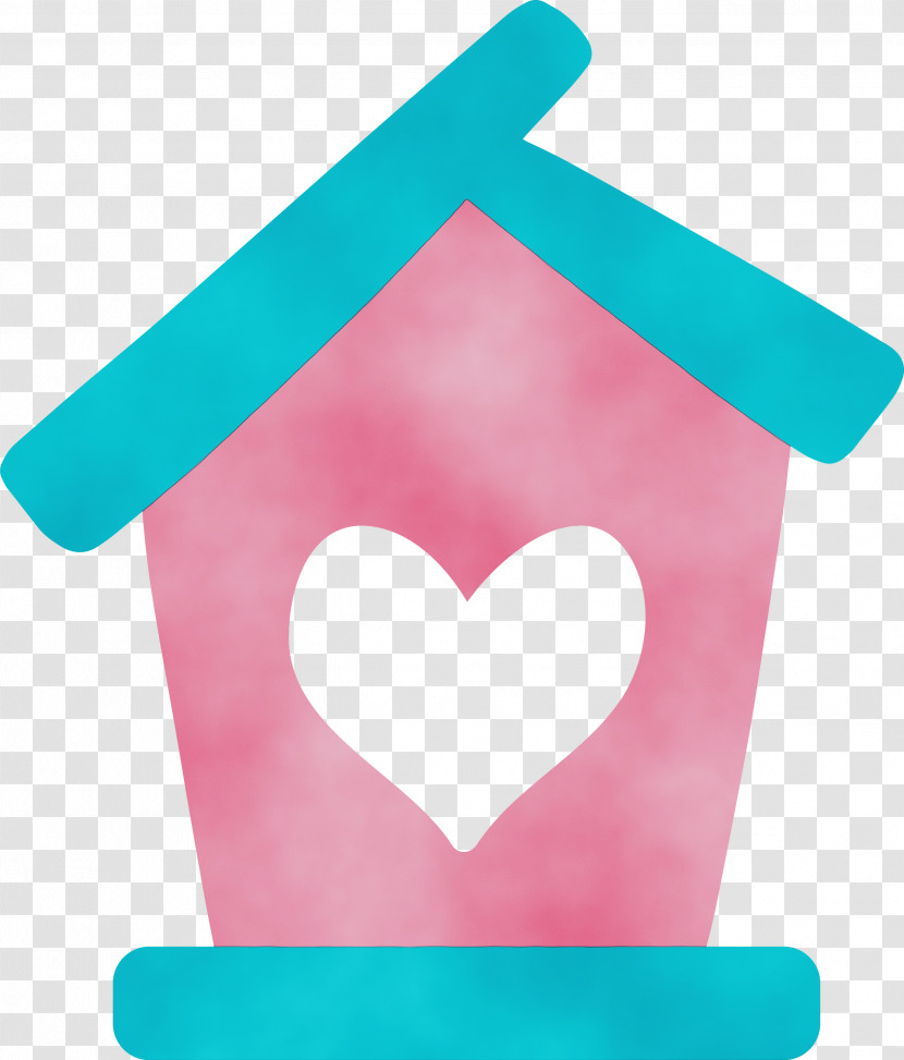 Turquoise Teal Pink Heart Aqua Transparent PNG