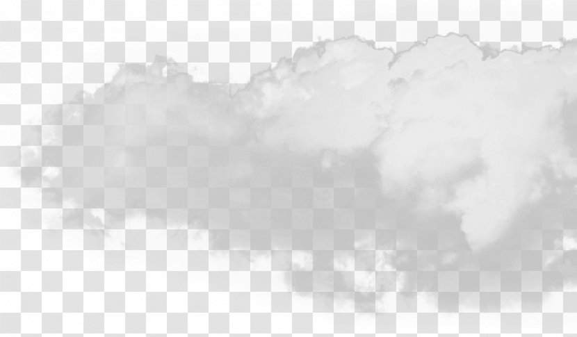 Cloud Black And White Sky Wallpaper - Rectangle - Image Transparent PNG