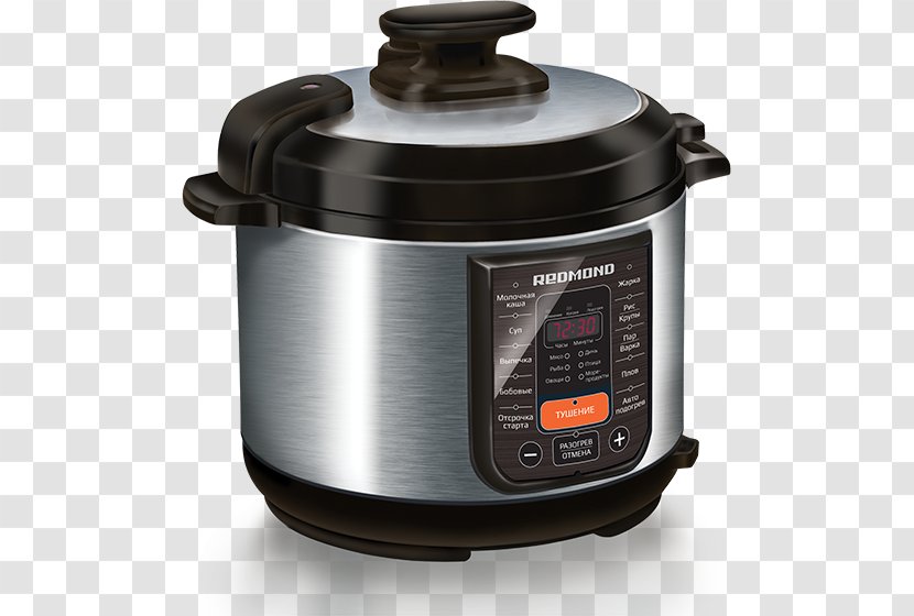 Multicooker Rice Cookers Redmond Pressure Cooker Cooking - Price - Kitchen Appliances Transparent PNG
