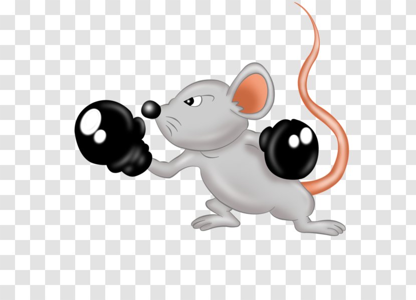 Clip Art Cartoon Rat Image - Animal Figure - Mouse Hand Painted Transparent PNG