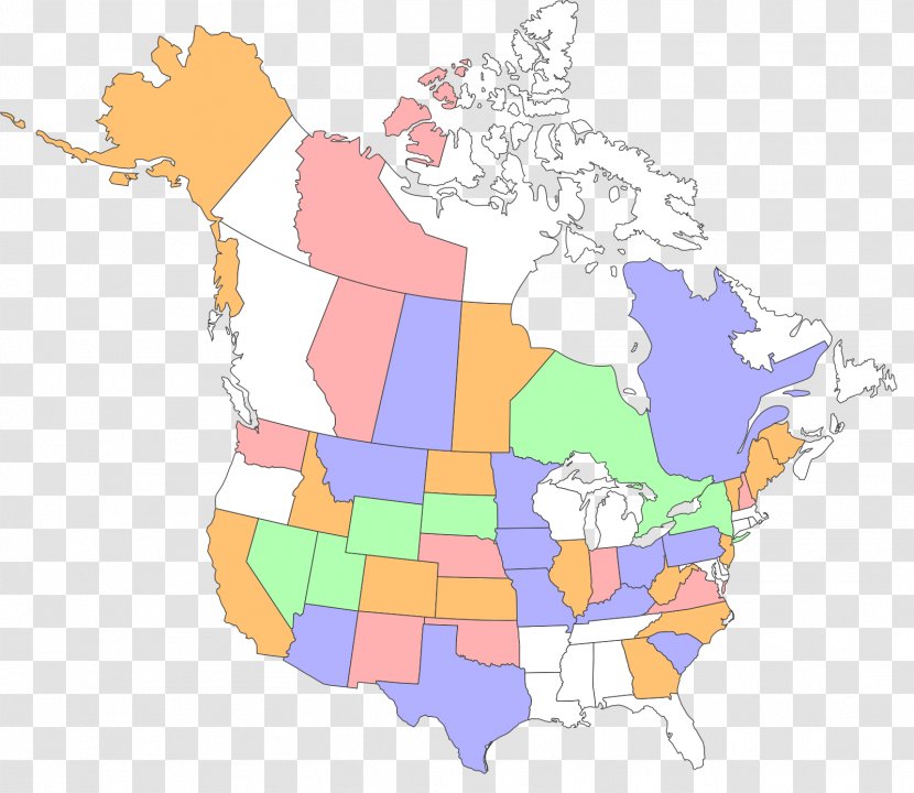 World Map Blank Maine Canada - Defocused Transparent PNG