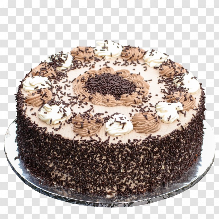 Chocolate Cake Black Forest Gateau Fudge Sachertorte Torta Caprese - Cream Transparent PNG