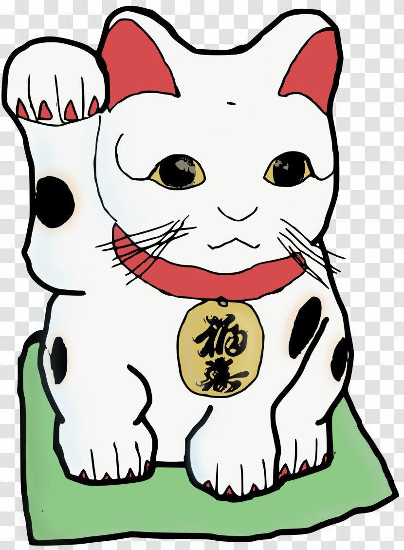 Maneki-neko Luck Cat Clip Art - Flower - Maneki Neko Transparent PNG