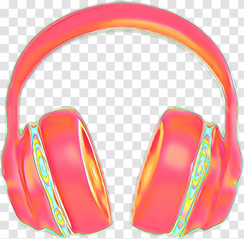 Headphones Design Pink M Transparent PNG