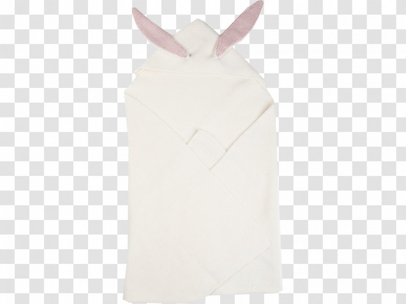 Sleeve Textile Neck - White - Bunny Ear Transparent PNG