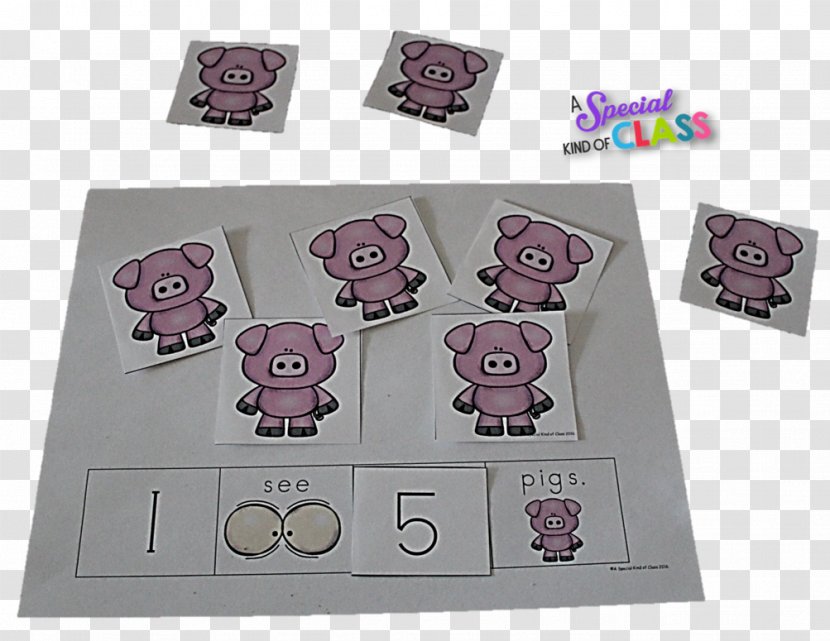 Paper Pink M RTV Font - Purple - Pig Drawing Transparent PNG