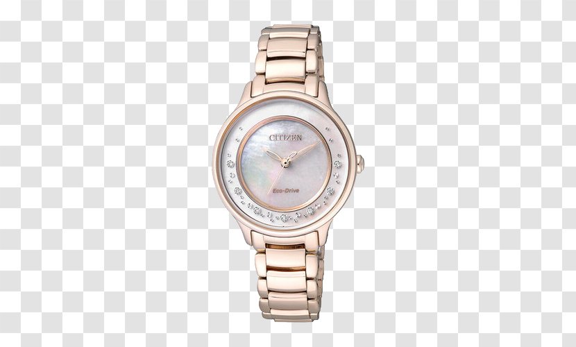Citizen Holdings Eco-Drive Watch Jewellery Diamond - Platinum - Watches Women Transparent PNG