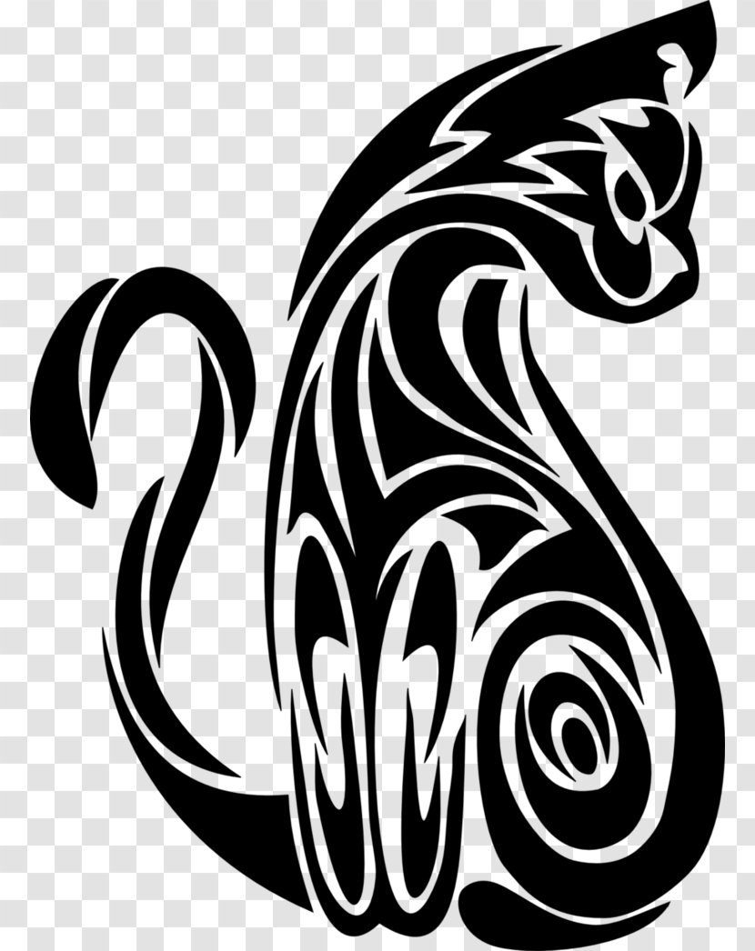 Art Decal Sticker - Mammal - TRIBAL ANIMAL Transparent PNG