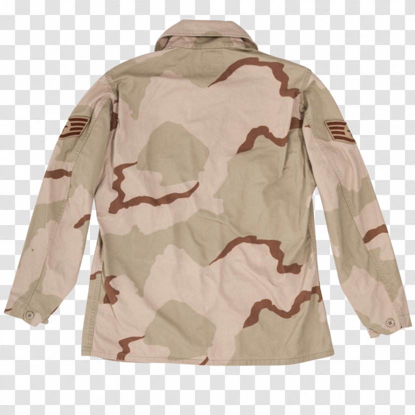 Sleeve T-shirt Military Camouflage Khaki United States - Neck Transparent PNG