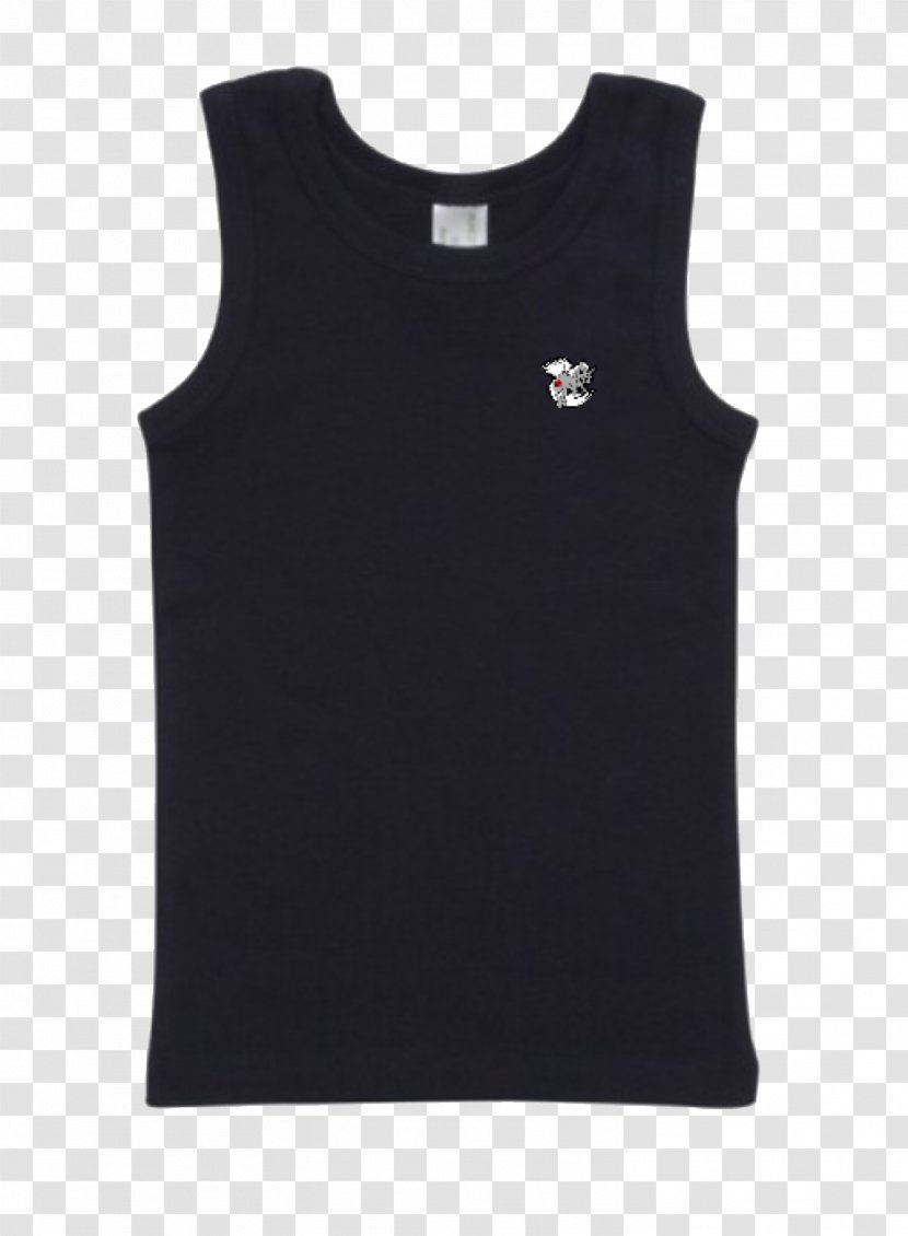 T-shirt Sleeveless Shirt Camisole Raglan Sleeve - Black Transparent PNG