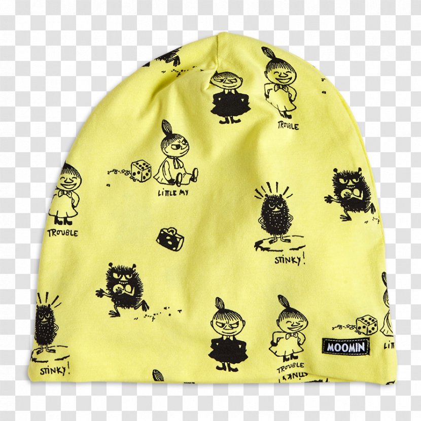 Lindex Clothing Moomins Beanie Knit Cap - Yellow Transparent PNG