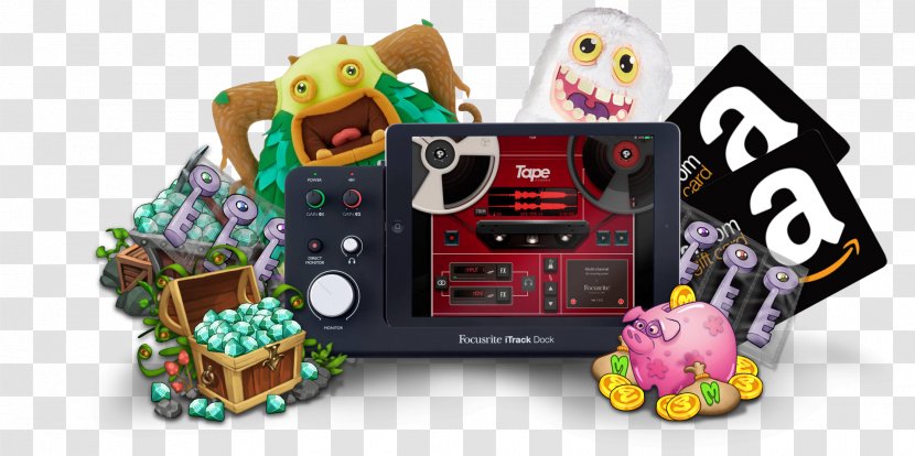 My Singing Monsters Monster Energy Focusrite ITrack Dock Game - Wikia - Contest Transparent PNG