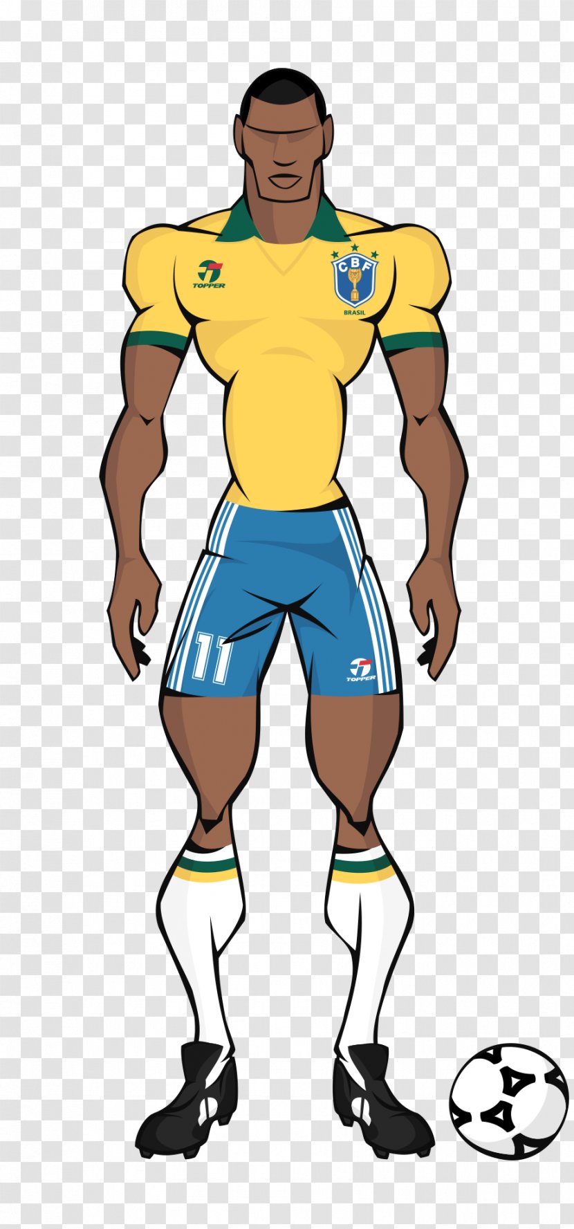 Brazil National Football Team Ricardo Gomes At The 1990 FIFA World Cup 1994 - Clothing Transparent PNG