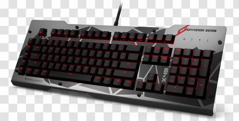 Computer Keyboard Das X40 Gaming Keypad Tom Clancy's The Division - Technology - Metadot 4 Professional Transparent PNG