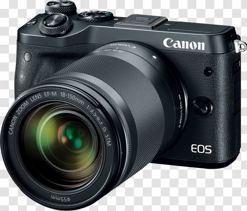 Canon EOS M6 M5 EF-M 18–150mm Lens Mirrorless Interchangeable-lens Camera - Efm 18150mm Transparent PNG