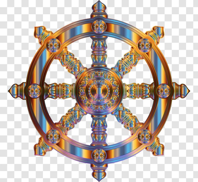 Dharmachakra Buddhist Symbolism Buddhism - Bhavacakra - Wheel Of Dharma Transparent PNG