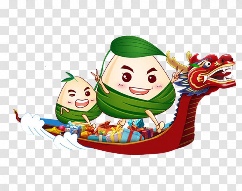 Zongzi Dragon Boat Festival Bateau-dragon U7aefu5348 - Cute Dumplings Race Hand Painted Graphics Transparent PNG