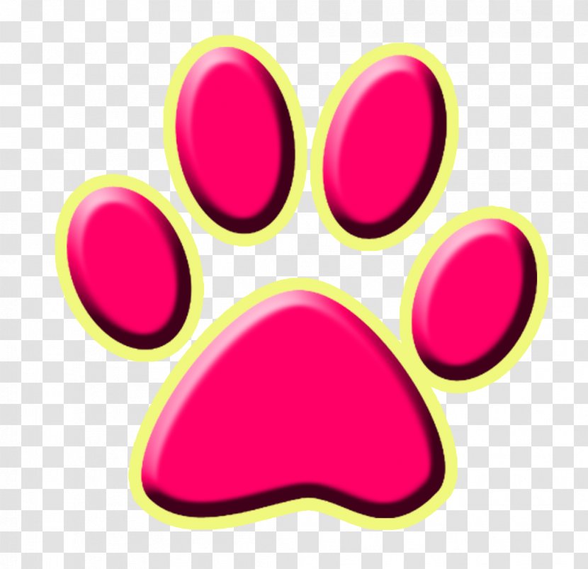 Dog Paw Cat Silhouette Printing - Stereo Footprints Transparent PNG
