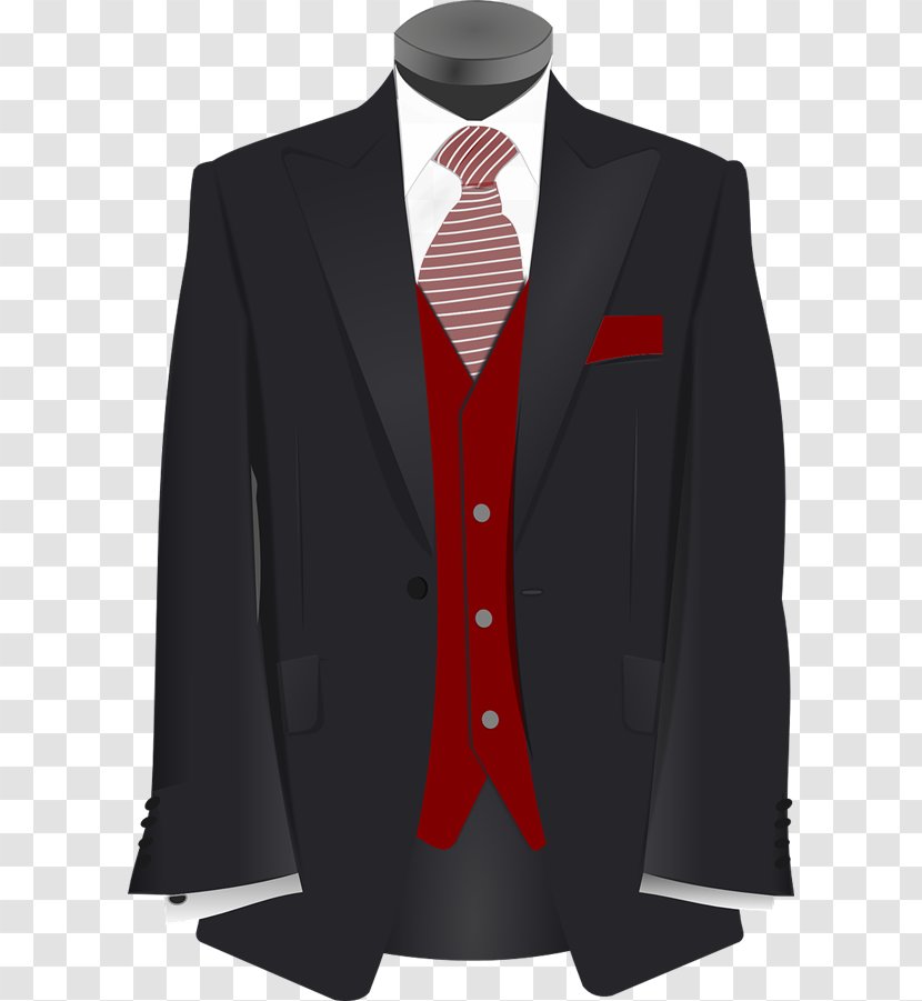 Suit Jacket Clip Art - Sleeve Transparent PNG