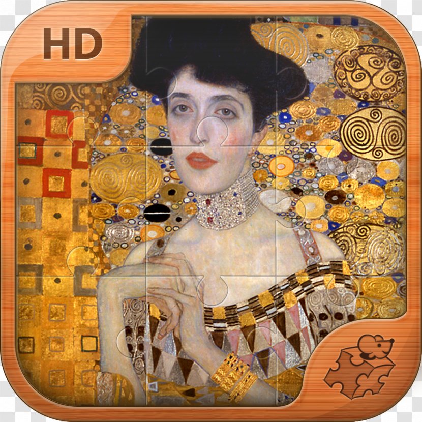 Portrait Of Adele Bloch-Bauer I Woman In Gold Painting Art Transparent PNG