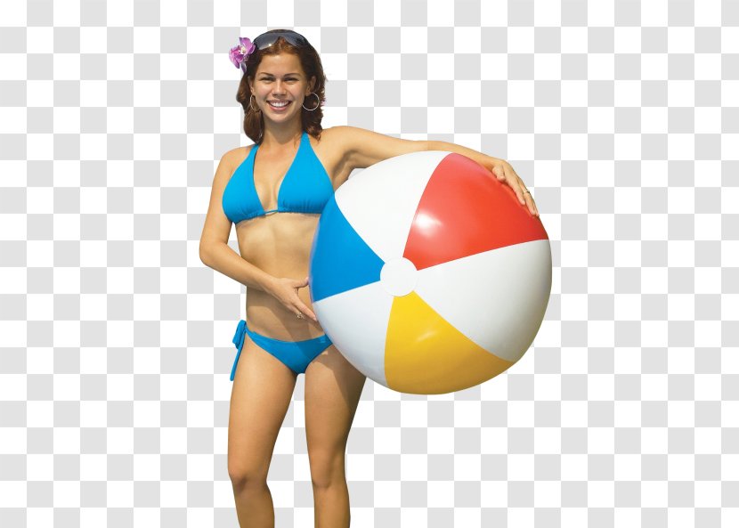 Beach Ball Woman Volleyball - Watercolor Transparent PNG