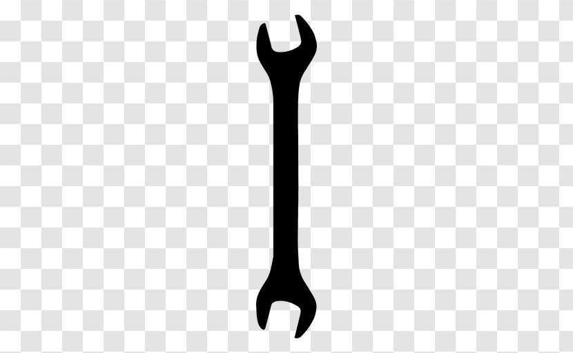 Vexel Clip Art - Black And White - Wrench Transparent PNG