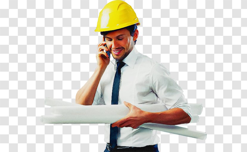Hard Hat Personal Protective Equipment Engineer Construction Worker Job - Headgear - Finger Transparent PNG