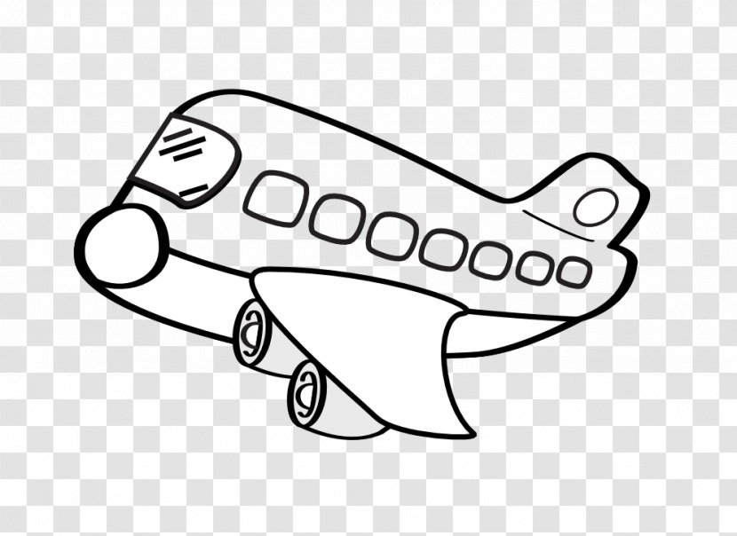 Airplane Drawing White Clip Art - Heart - Cartoon Clipart Transparent PNG